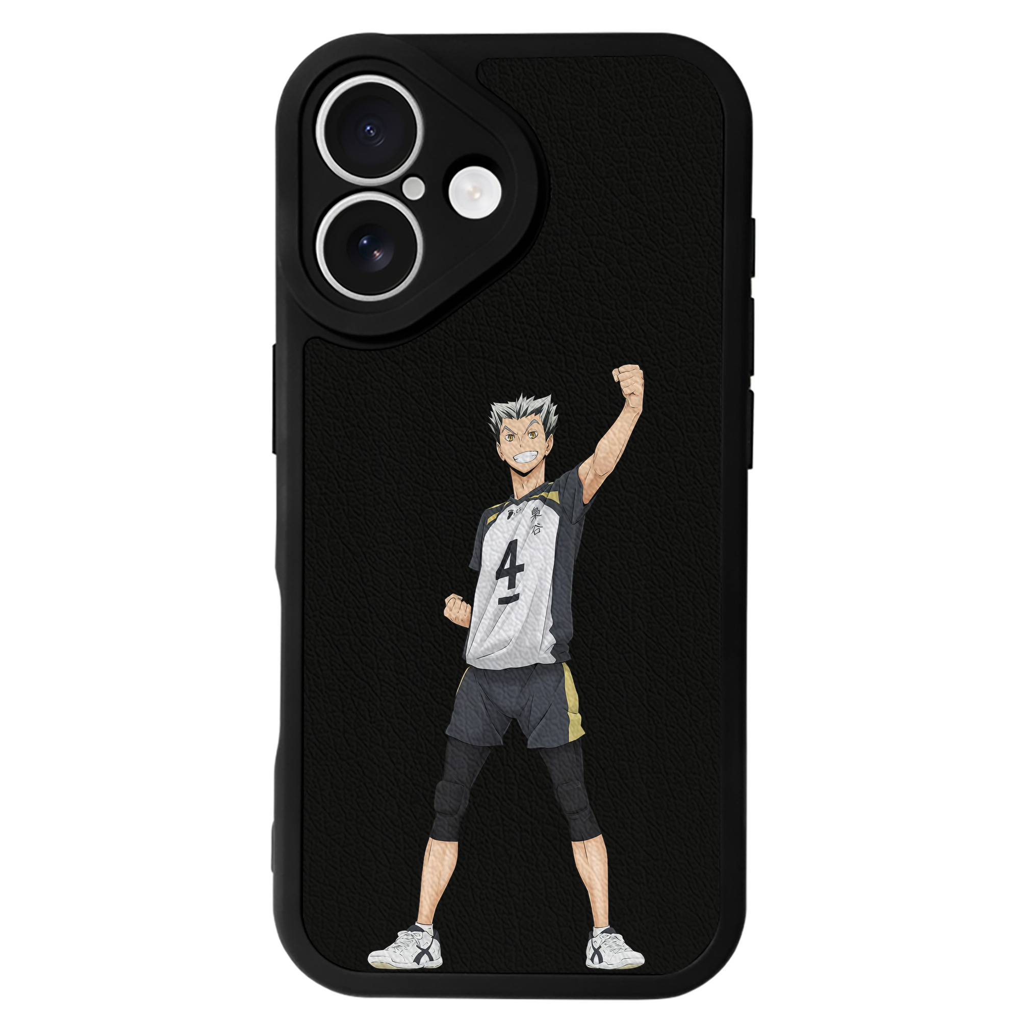 （画像用） ハイキュー!! Haikyu!! 【iPhone 16シリーズ対応】シリコンスマホケース（レザー調） 材質：シリコン